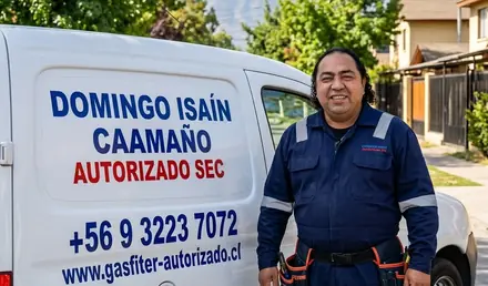 Gasfiter Autorizado Certificado SEC en Terreno